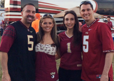 Chad and Shannon are fans of Florida State Seminoles