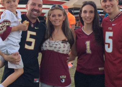 Chad and Shannon are fans of Florida State Seminoles